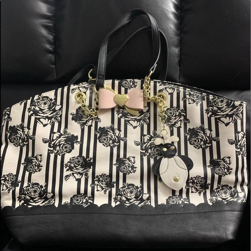 Large Betsy Johnson tote bag